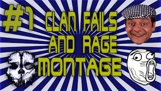 COD:Ghosts | Clan Funnies, Fails And Rage Ep #1 | "LUVERLY JUBBLY"