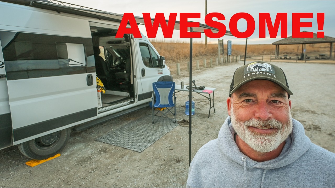 Зона отдыха Oxbow Trail Rec Area — потрясающее место для кемпинга в одиночку на автодоме!