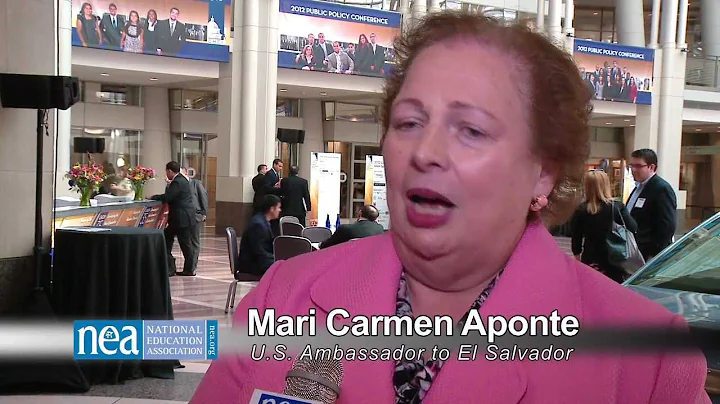 Ambassador Mari Carmen Aponte Salutes Her Teachers