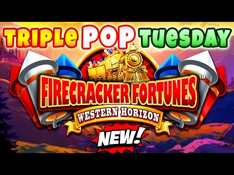 NEW SERIES: Triple Pop Tuesdays! Fortune Express Feature Triggered in NEW Firecracker Fortunes slot!