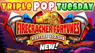 NEW SERIES: Triple Pop Tuesdays! Fortune Express Feature Triggered in NEW Firecracker Fortunes slot! screenshot 3