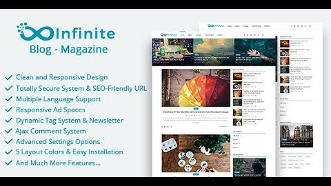 Infinite - Blog & Magazine Script - Installation
