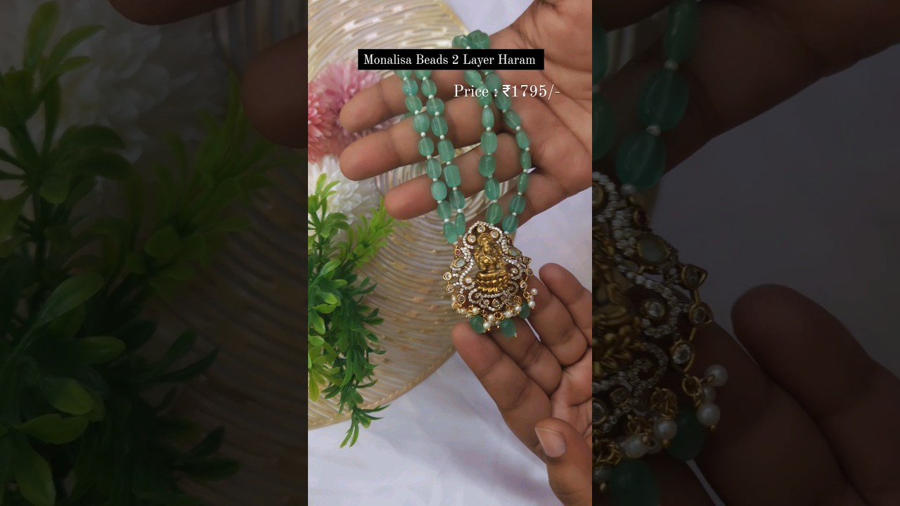 Monalisa Beads Two Layer Haram ❤️ wtsapp to order 8660898828