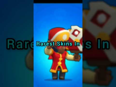 TOP 5 Rarest Skins In Brawl Stars #shorts