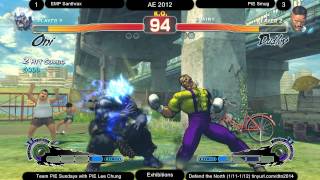 SSF4AE @ Team PIE Sundays - EMP Santhrax (Oni) vs PIE Smug (Dudley)