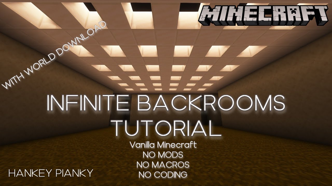 Minecraft player creates infinitely generating backrooms