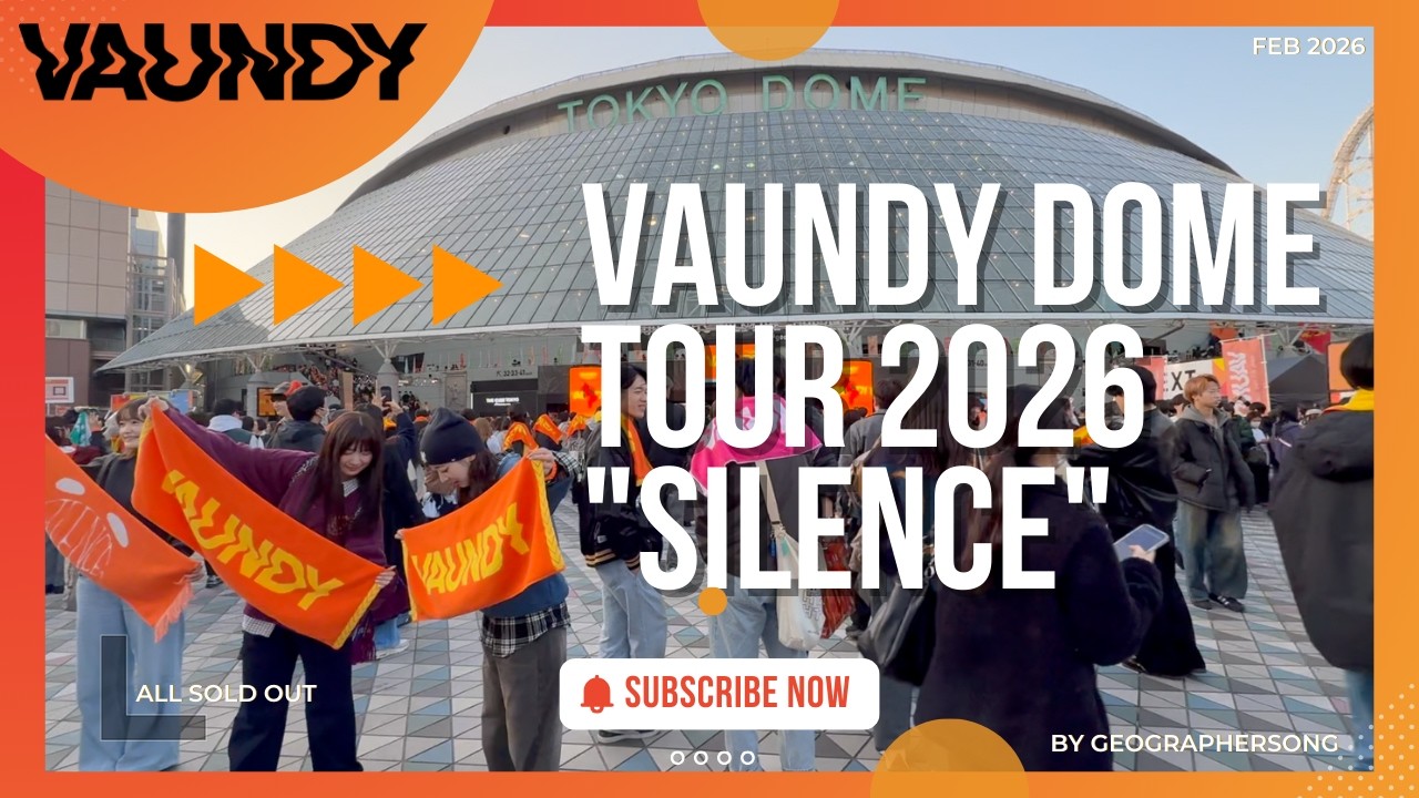 [東京ドーム] バウンディ 東京ドーム最終日の会場の様子 Vaundy DOME TOUR 2026 