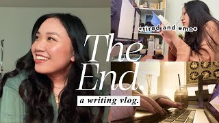 the book is done 💌 / finishing draft 1 of my fantasy project / writing vlog 19