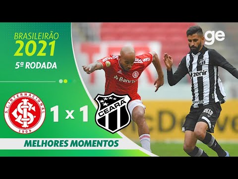 INTERNACIONAL 1 X 1 CEARÁ | MELHORES MOMENTOS | 5ª RODADA BRASILEIRÃO 2021 | ge.globo