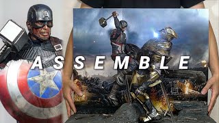 [Hot Toys] Captain America Vs Thanos Diorama 핫토이 캡틴아메리카 Vs 타노스 디오라마