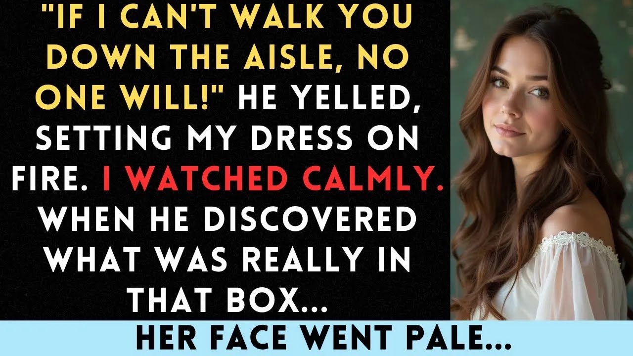 Dad Burned My Wedding Dress When I Chose My Stepdad to Walk Me Down the Aisle  But He Didn't Know