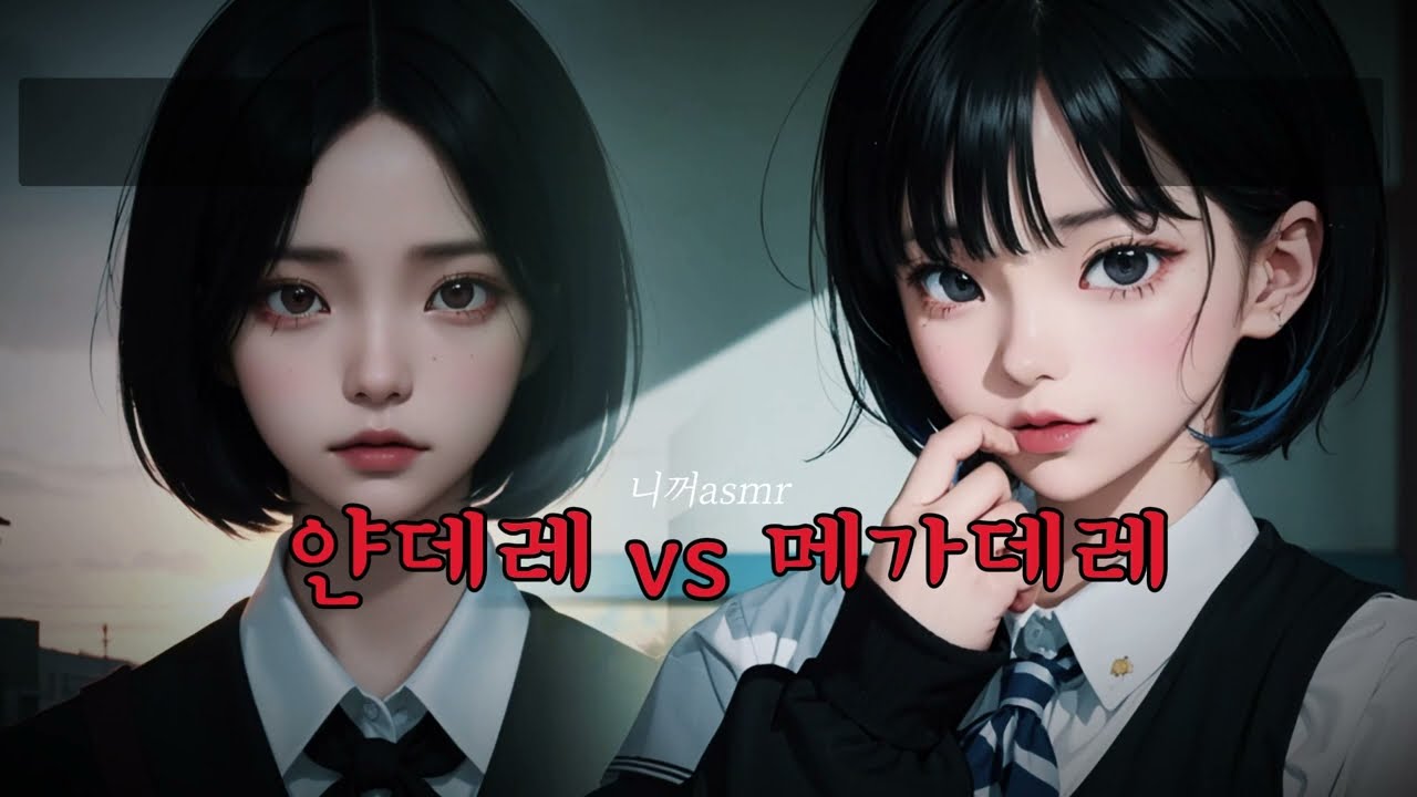 Eng Subㅣ메가데레 vs 얀데레..여자asmrㅣ얀데레asmrㅣroleplay asmrㅣkorean girl asmr talking yandere
