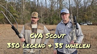 CVA Scout review! 350 legend & 35 whelen Why single barrels are still relevant!