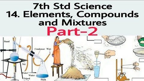 7th std science 14 elements, compounds and mixtures l Part-2 l explanation in Marathi