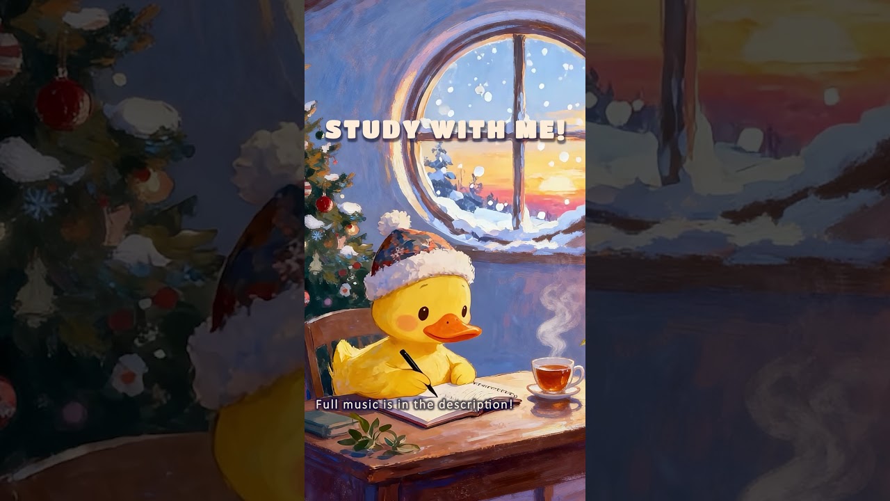 Are you looking for a cozy jazz lofi? 🦆 Winter Cafe Music for Focus