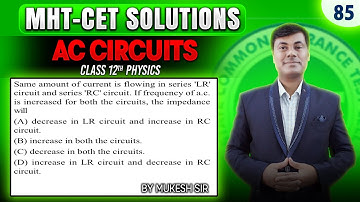 The same amount of current is flowing in a series LR circuit and a series  || PGMN Solutions