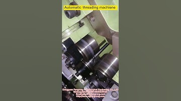 Fangrong automatic CNC three-axis thread rolling machine stainless steel tube knurling machine