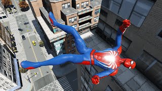 GTA 5 SPIDERMAN RAGDOLLS |  GTA V SPIDERMAN Ragdolls 4k Compilations funny moments jumps/fails ep7