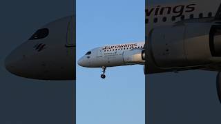 Eurowings Airlines Flight D-Aenf Landing At Heathrow Airport London