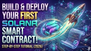 Build &amp; Deploy Your First Solana Smart Contract (Step-by-Step) 🚀 | Complete Beginner Guide 2026