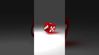 (Slow Motion) Dice Spinn after rolling Animation Blender 2.79b