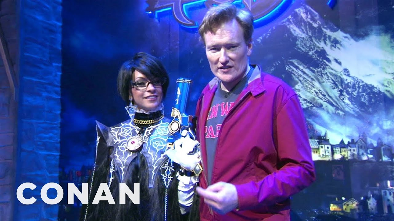 Conan Visits E3 To Check Out Playstation 4 & XBox One