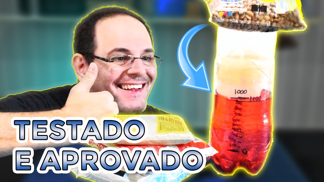 TESTE DA BALANÇA DE GARRAFA PET - YouTube