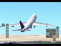 Delta 747 takeoff at LAX in infinite flight (N663US)