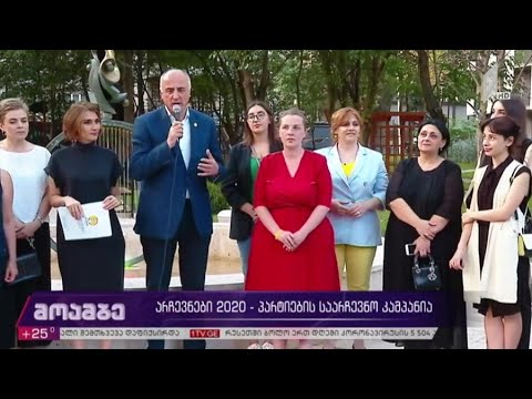 არჩევნები 2020 - პარტიების საარჩევნო კამპანია