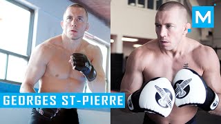 Georges St-Pierre Gym Training 2015 | Muscle Madness