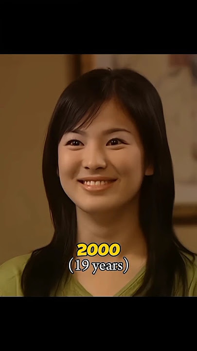 Song Hye Kyo all over the years 😍 #songhyekyo #thenandnow #throwback #beautytips #actress #korean