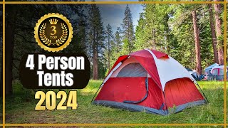 Top 3 Best Camping Tent for 4 People: Elevate Your Camping Experience with 2024!