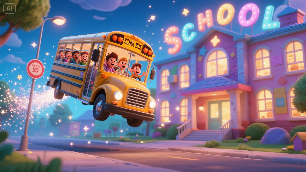 Bus Stops Here – Let’s Count On! | Counting Song for Kids | Fun Bus Rhyme for Toddlers