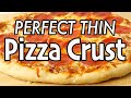 The perfect thin crust pizza dough recipe  have a build your own pizza night