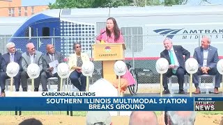 State, city leaders break ground for Southern Illinois Multimodal Station