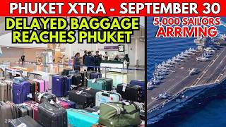 Baggage Chaos Reaches Phuket, Flight Crisis, Over 5,000 US Sailors Head To Phuket || Thailand News