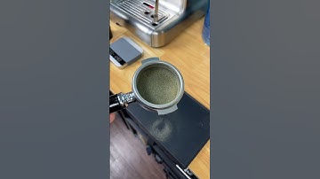 What happens when you grind green tea and try to make espresso with it? #coffee #espresso