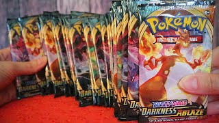 Opening Pokemon Darkness Ablaze Booster Box 🔥 ASMR Relax Crinkles and Cards Sounds screenshot 3