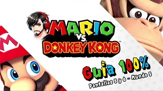 Mario vs Donkey Kong | Guía 100% | Mundo 5-5 y 5-6 | Español