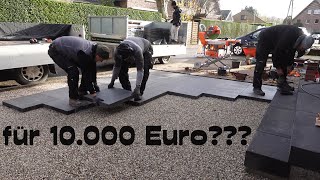 Betonsteinplatten richtig verlegen | Anleitung & Kosten