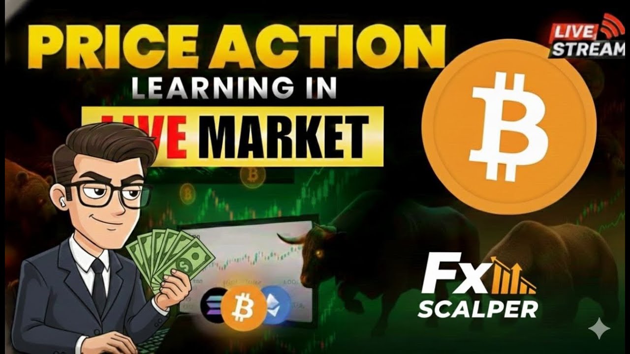 Forex Market Live Gold and BTC Price Action Learning Session| 