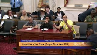FY2019 Budget Hearing - Public Comment 4-3-2018