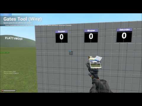 Garrys Mod Tutorial #1 - Wire Clock [Ger] Eng Description