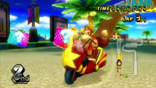 Mario Kart Wii Gameplay  100cc Donkeykong Shootingstar Flower 2515