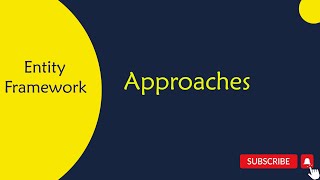 Entity Framework: 6 Development Approach with Entity Framework in Telugu