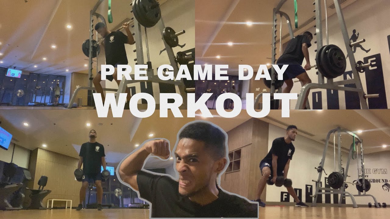 PRE GAMEDAY WORKOUT! YouTube