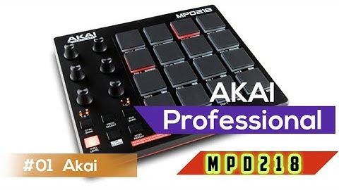 AKAI Professional MPD218 - USB MIDI Controller with 16 MPC Drum Pads