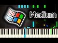 Windows 95 startup sound  piano tutorial