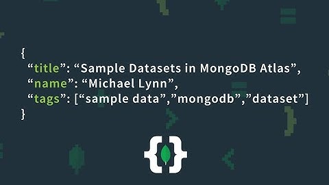 Sample Datasets in MongoDB Atlas