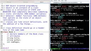 Introduction to Object Oriented Programming with Classes in C++